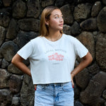 HIBISCUS VINT CROP TEE