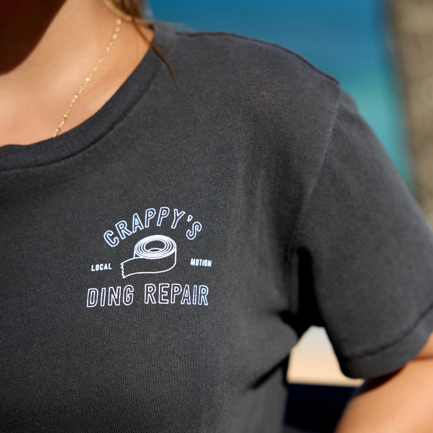 DUCT TAPE CROP TEE