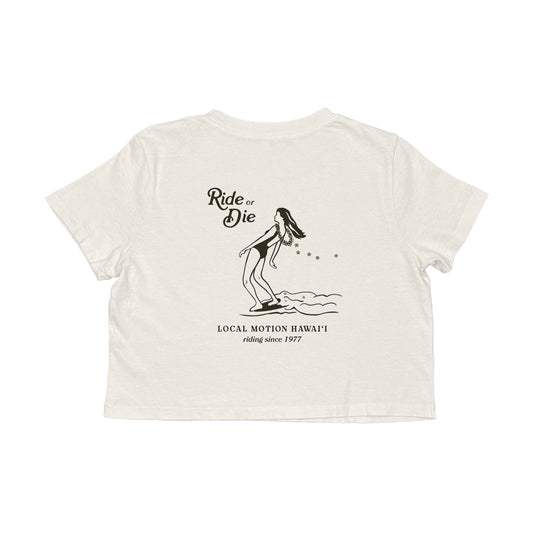RIDE OR DIE CROP TEE