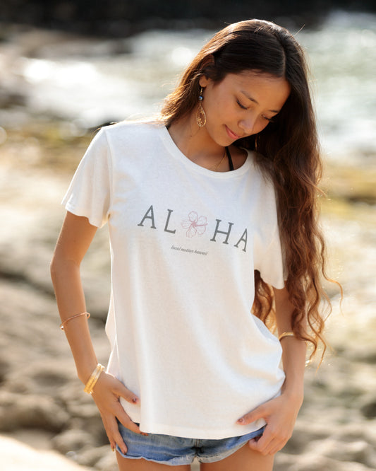 ALOHA PUA VINTAGE TEE