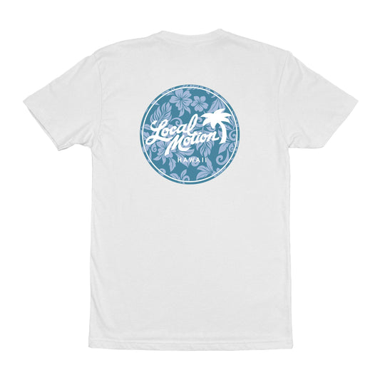 LOCO DROP TEE in White - back view [white]