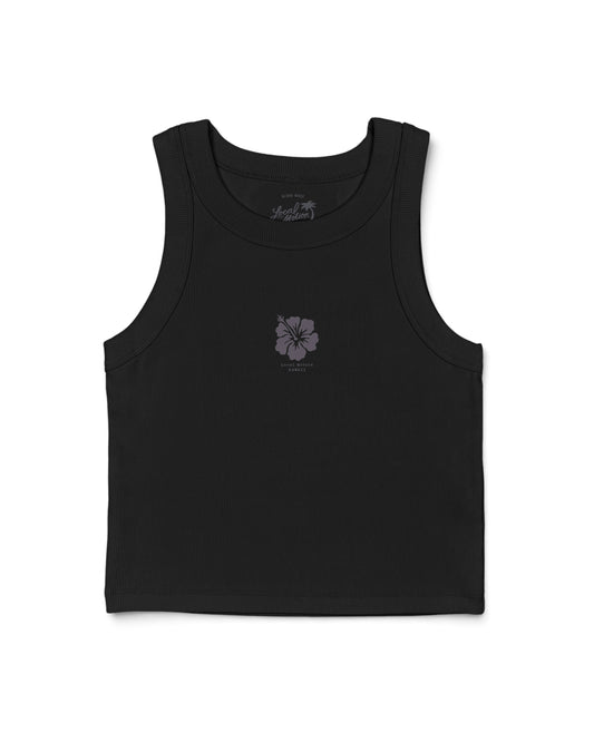 SOLO FLORAL RIB TANK