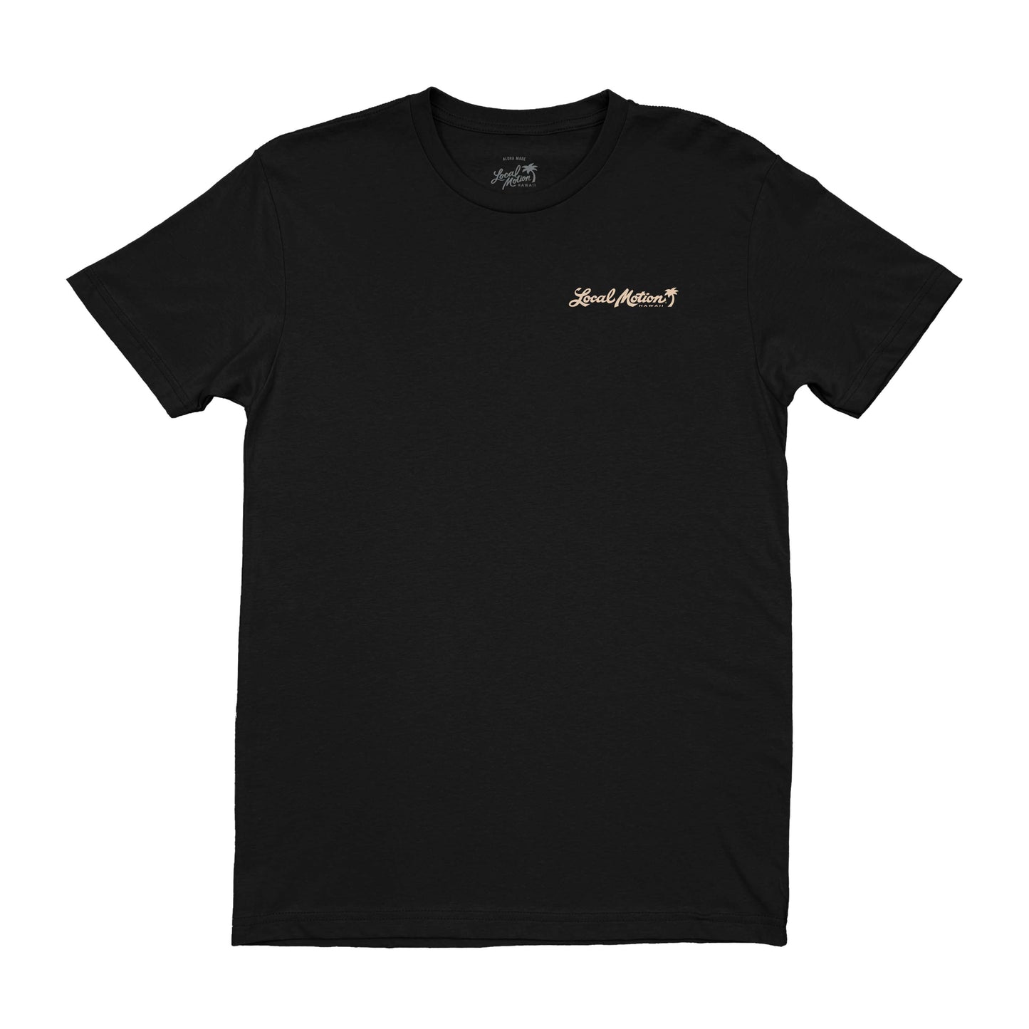 SURFERS SHAPERS TEE in Black - front view