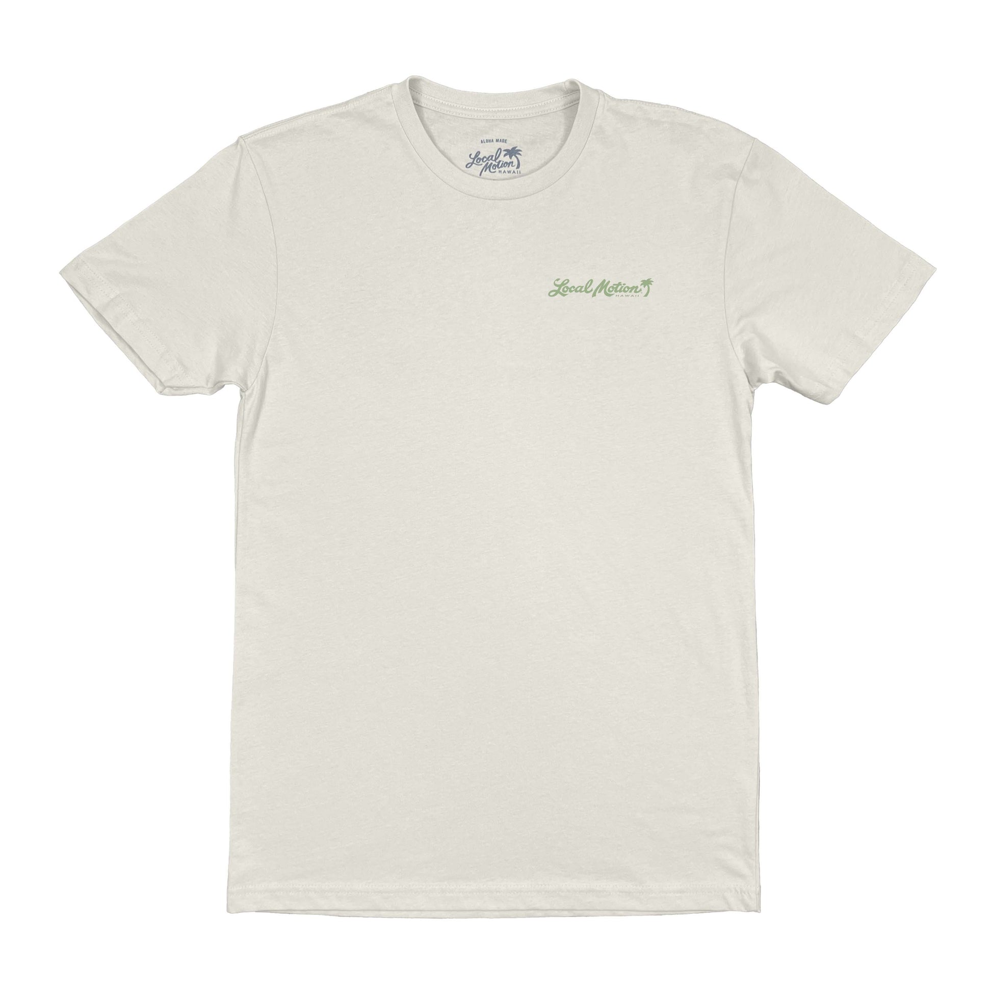 SURFERS SHAPERS TEE in Sand - front view