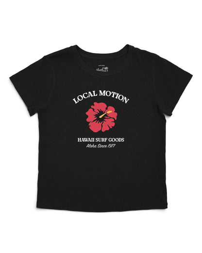 SURF GOODS VINTAGE TEE in Black [black]