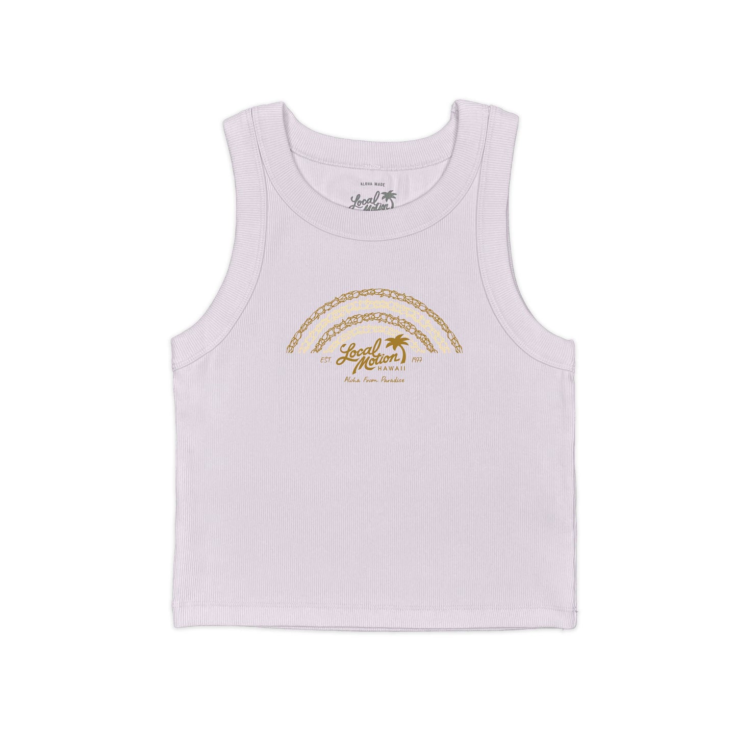 SWEET PIKAKE RIB CROP TANK TOP