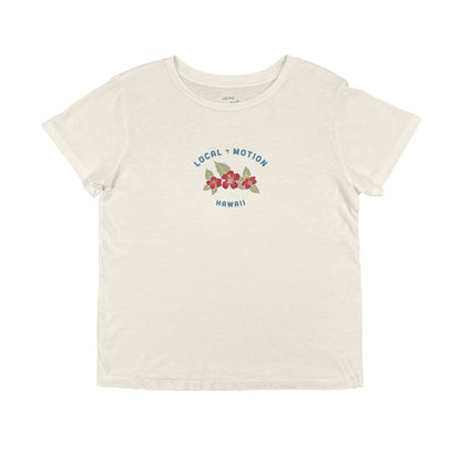 TRIPLE HIBISCUS VINTAGE TEE