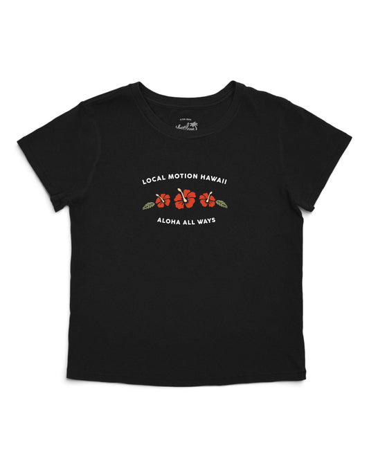 TRIPLE HIBISCUS 2 VINTAGE TEE