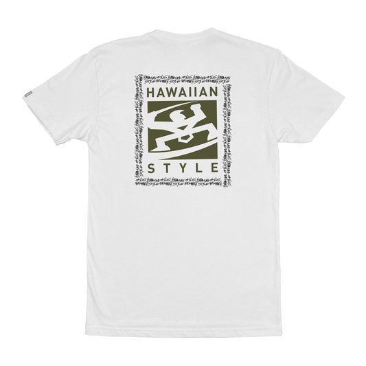 XEROX WARRIOR TEE in White - back view [white]