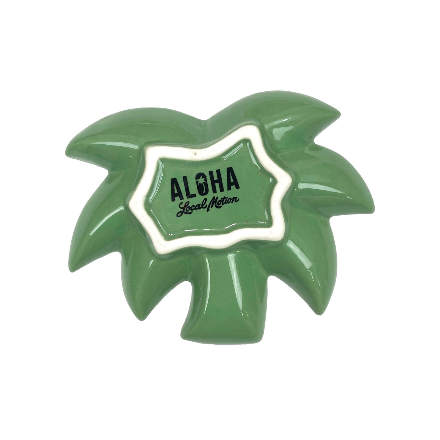 PALM TREE CERAMIC DISH