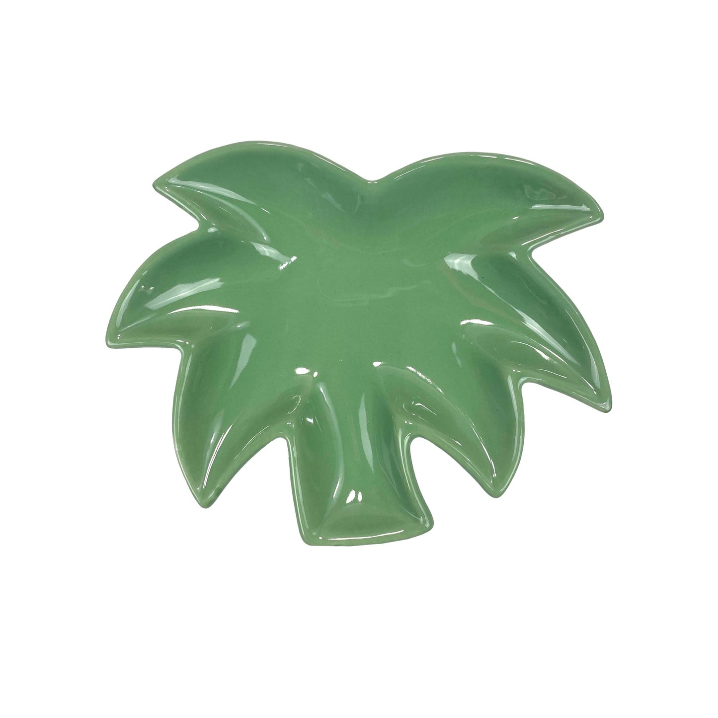 PALM TREE CERAMIC DISH