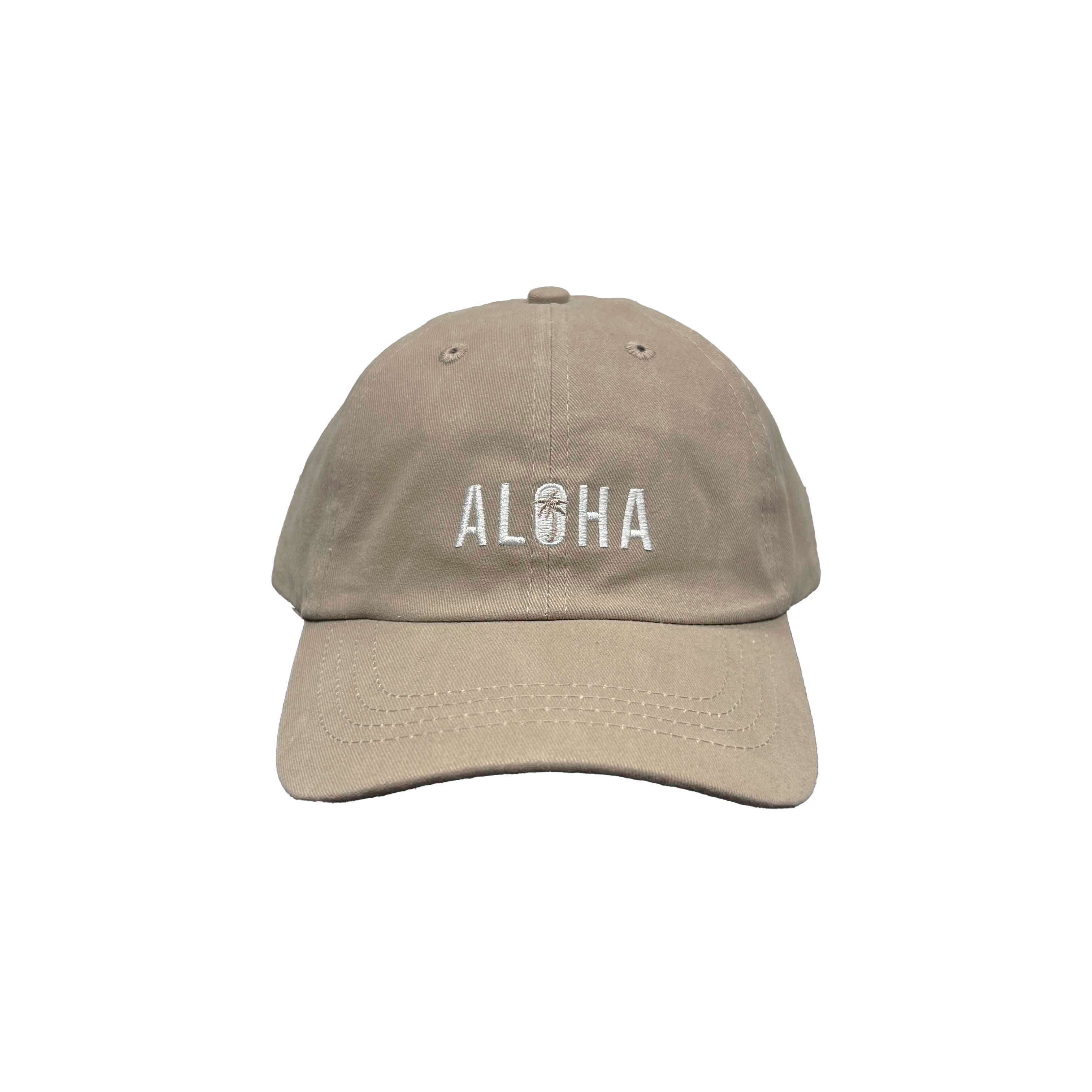 ALOHA PALM DAD HAT