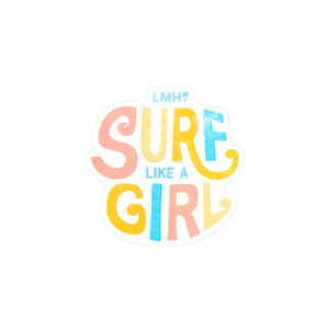 GIRL SURFER DECAL