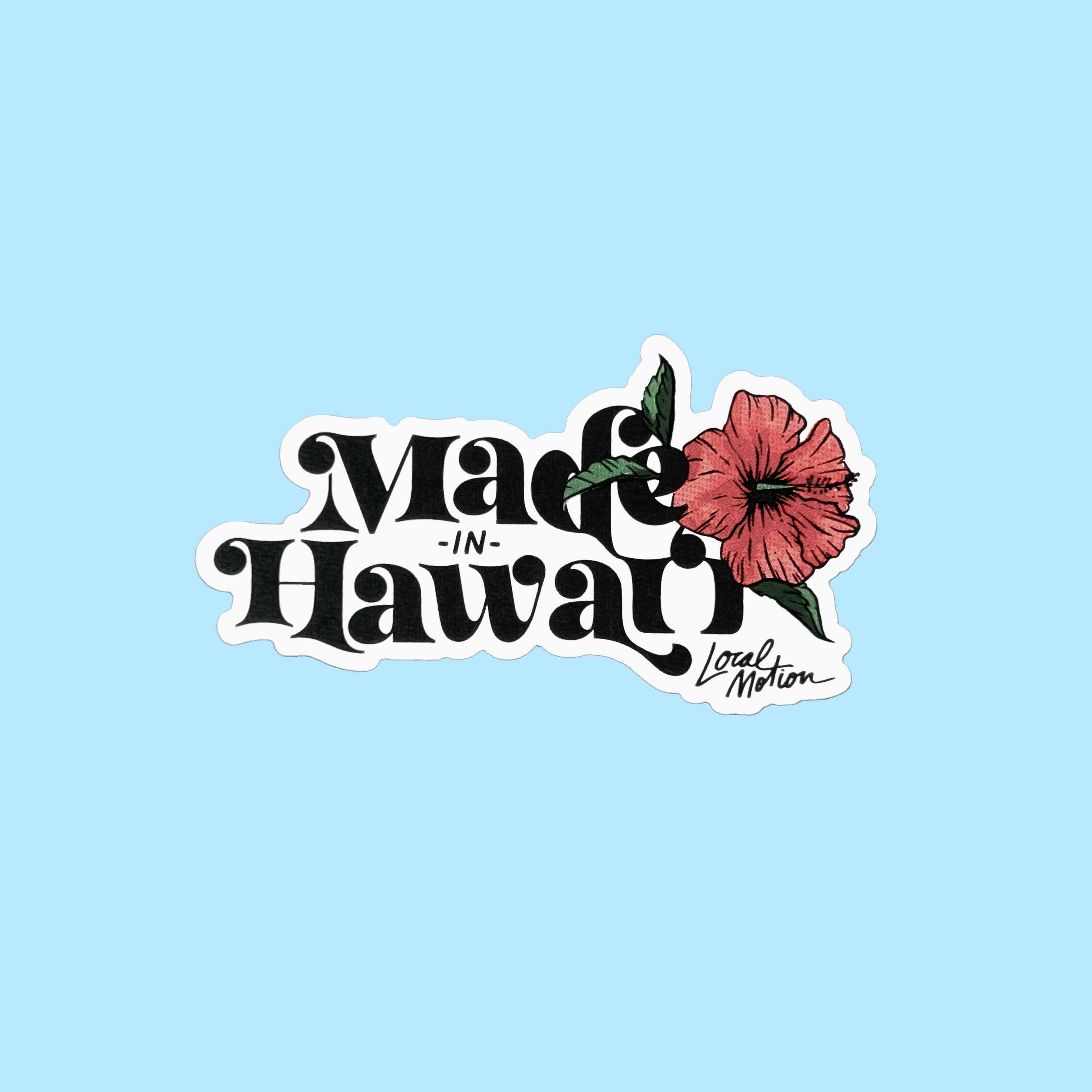 HIBISCUS MADE DECAL