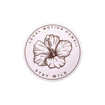 HIBISCUS ROUND DECAL