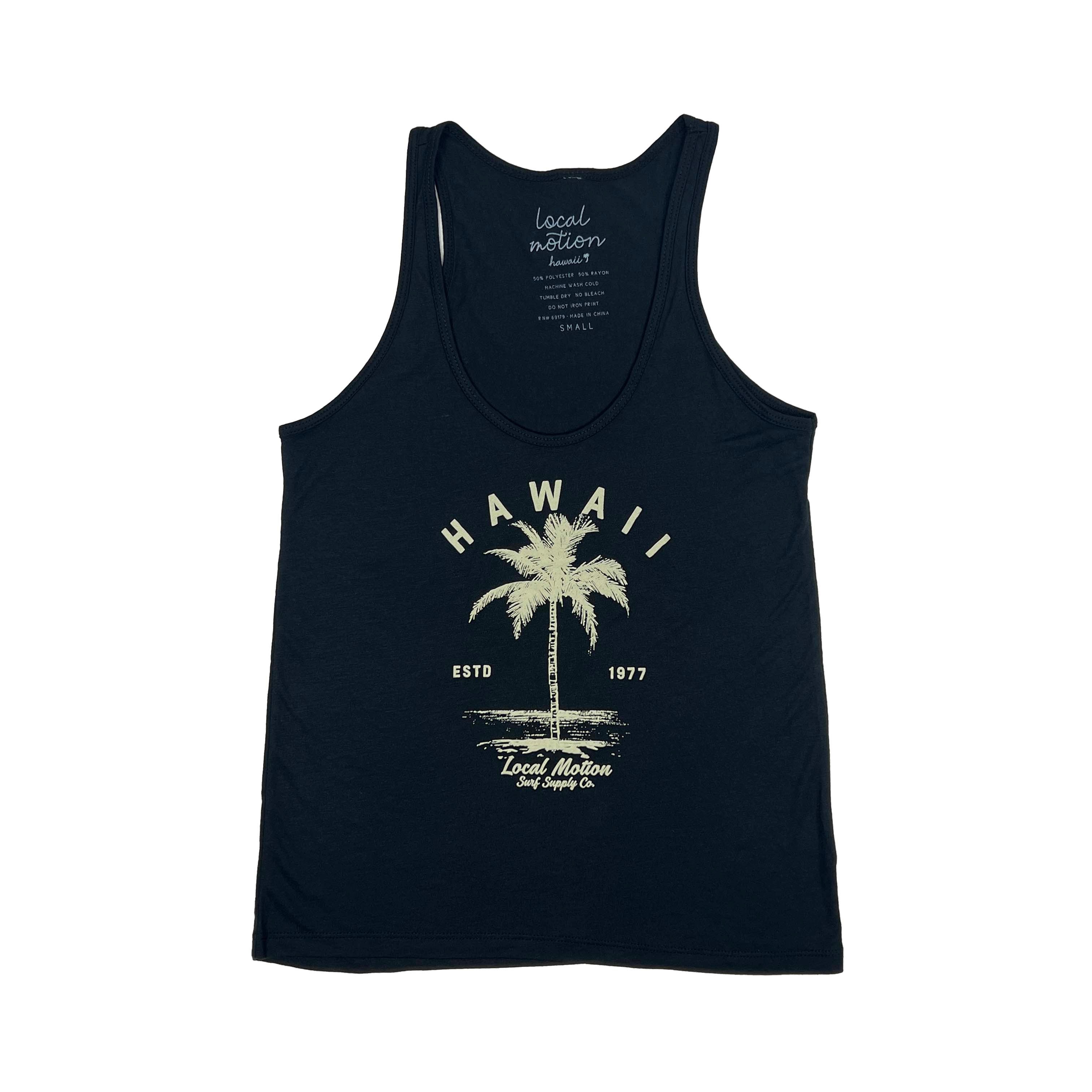 LONE PALM SLINKY TANK TOP