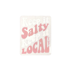 SALTY LOCAL DECAL