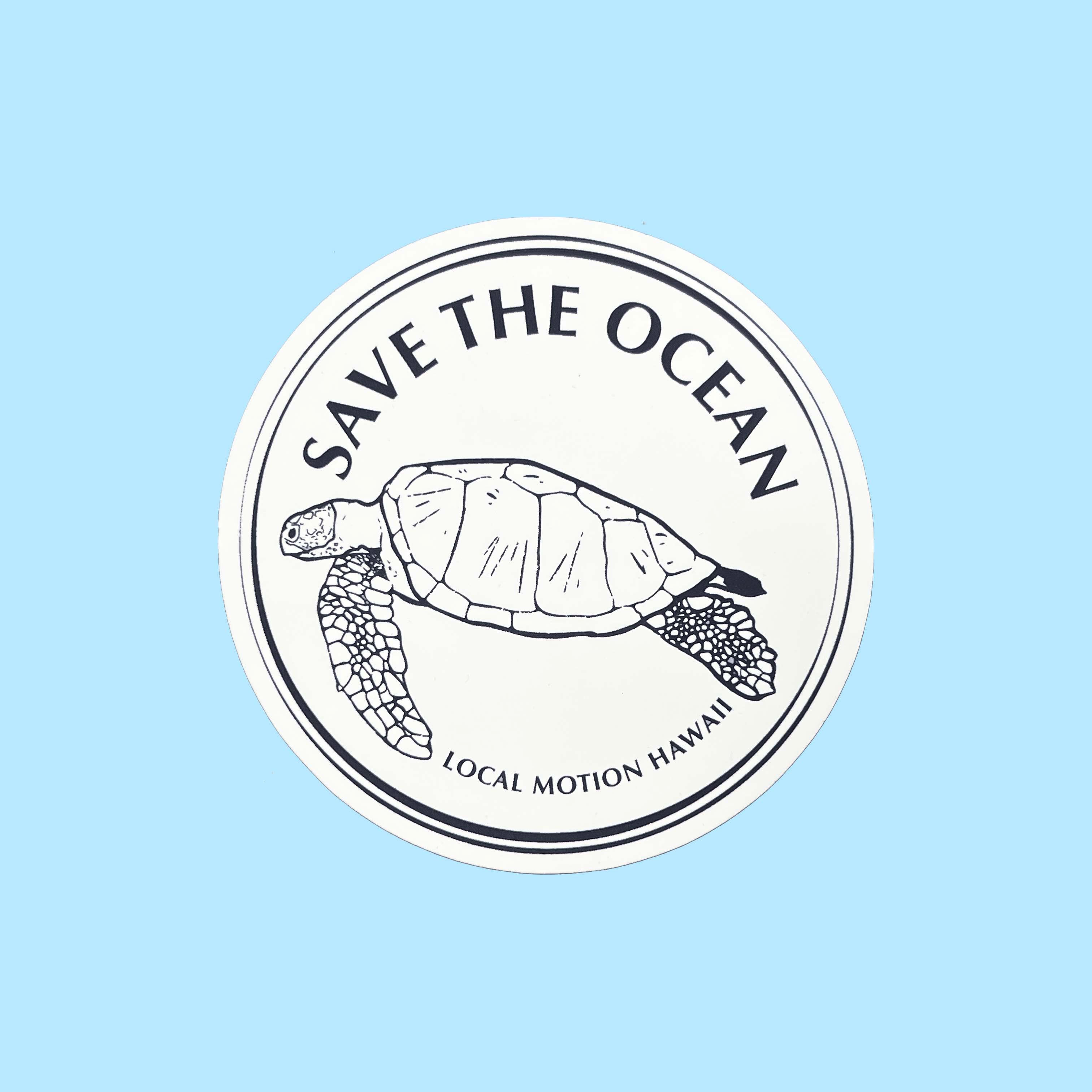 SAVE OCEAN DECAL