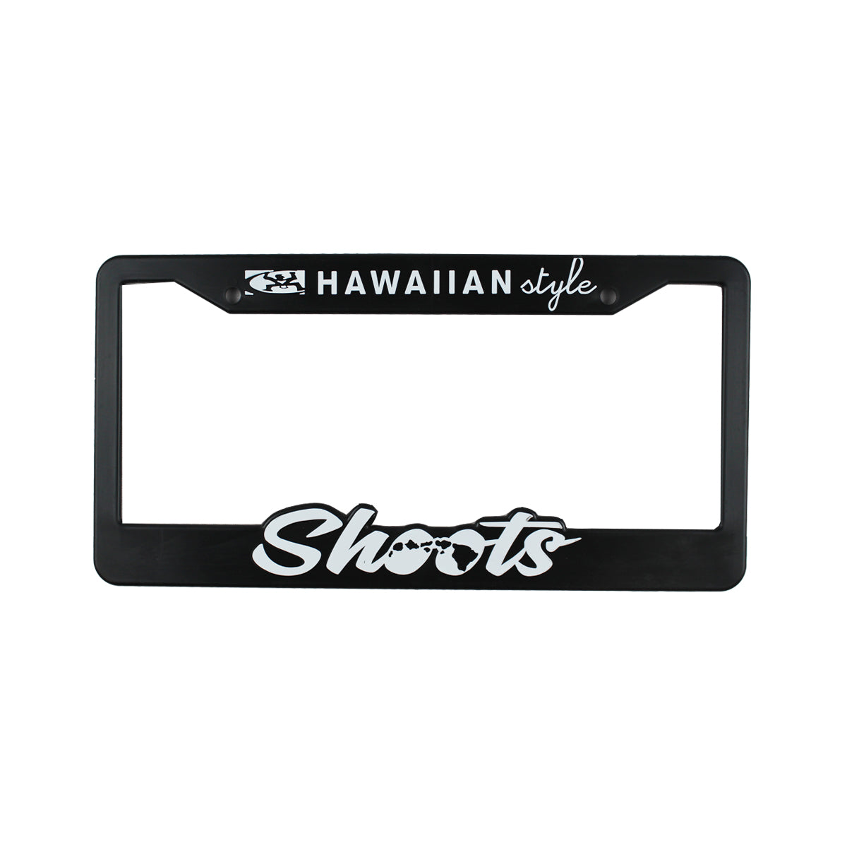 SHOOTZ LICENSE PLATE FRAME