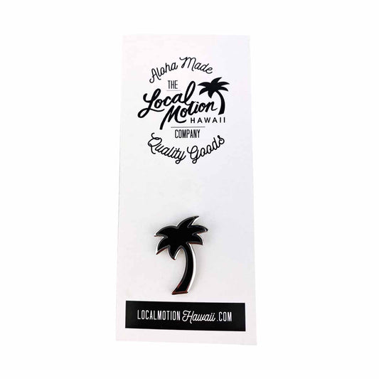 PALM TREE ENAMEL PINS in Black