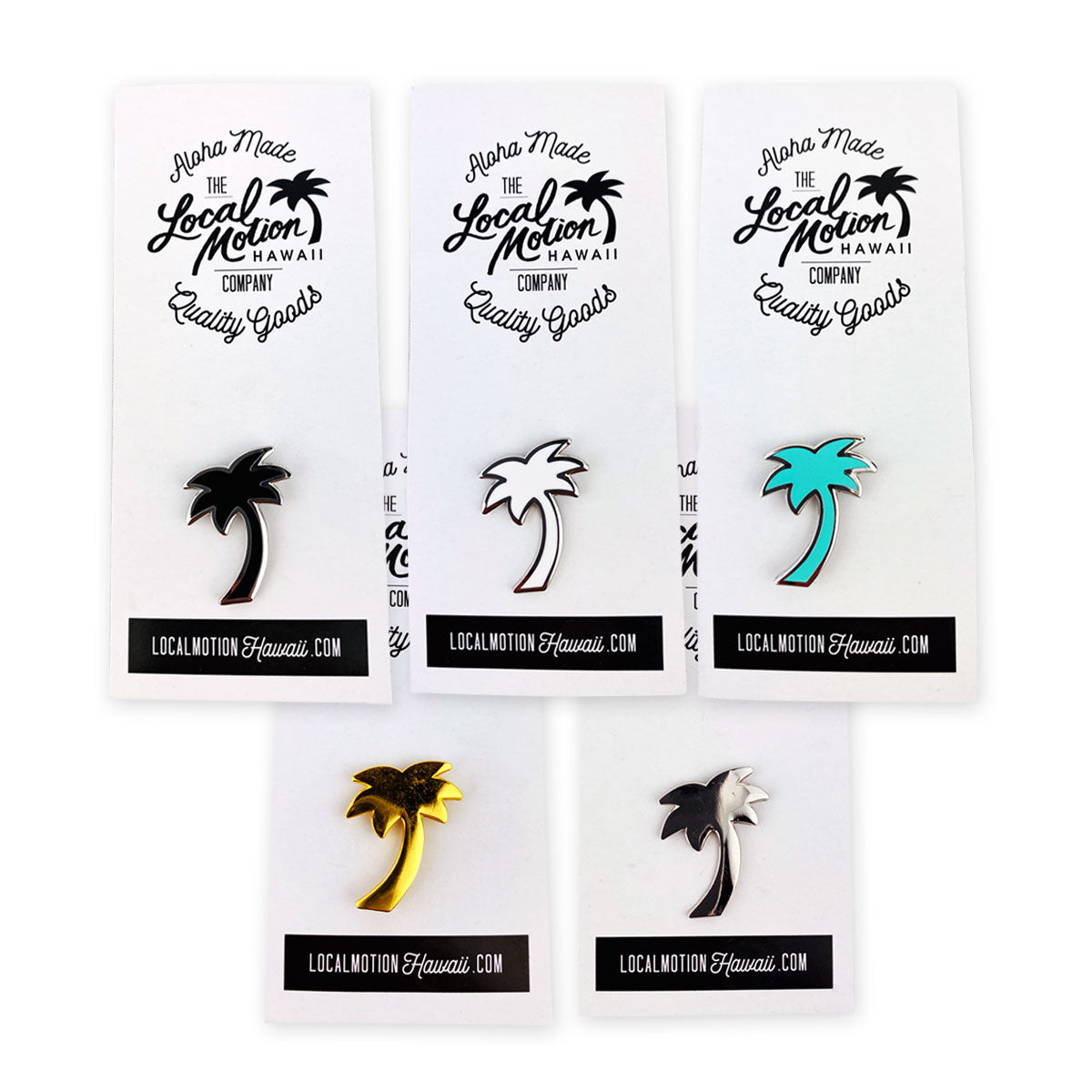 PALM TREE ENAMEL PINS